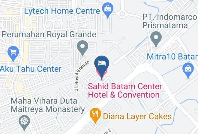 Batam - Sahid Batam Center Hotel & Convention Maps