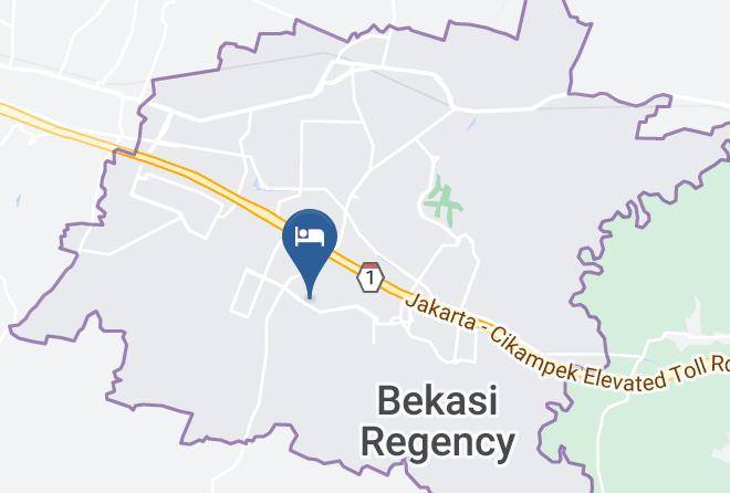 Bekasi Regency - Sahid Jaya Hotel Lippo Cikarang Maps