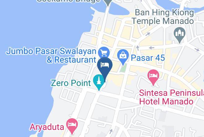 Kota Manado - Sahid Kawanua Hotel Maps
