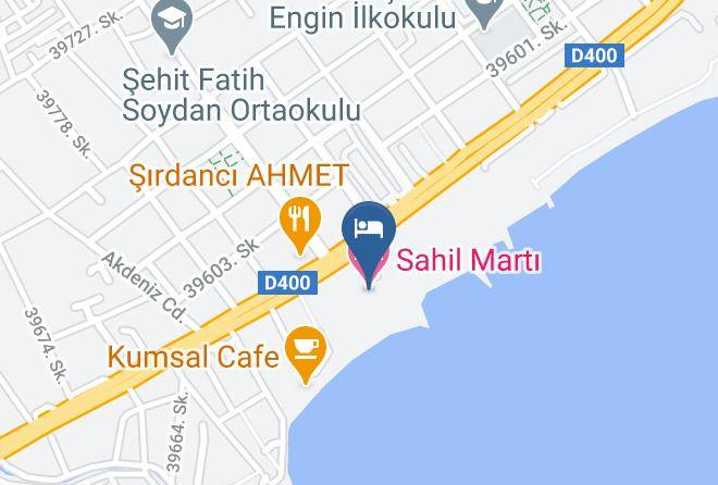 Mezitli - Sahil Marti Hotel Maps