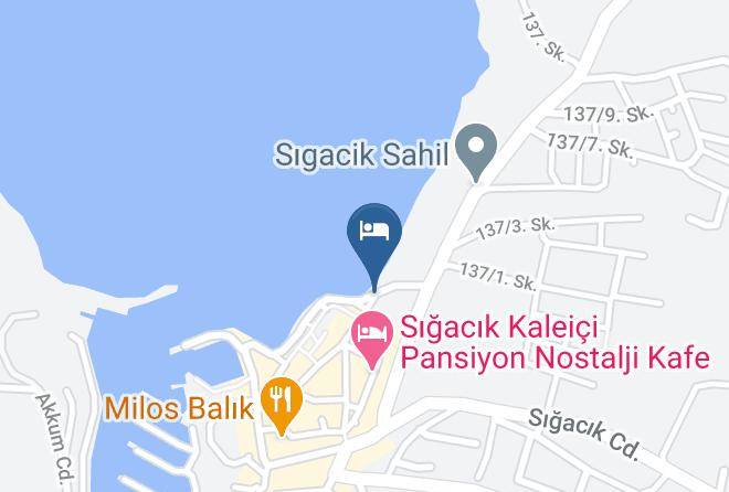Seferihisar - Sahil Pansiyon Maps