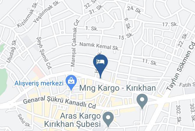 Kirikhan - Sahin Otel Maps