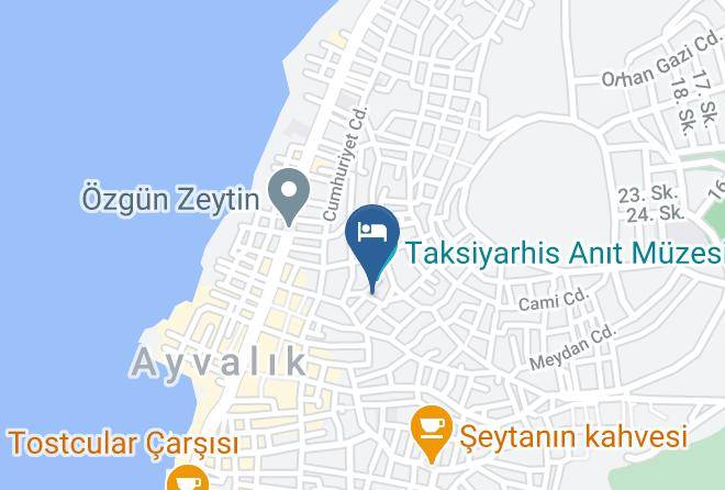 Ayvalik - Sahmeran Pansiyon Maps