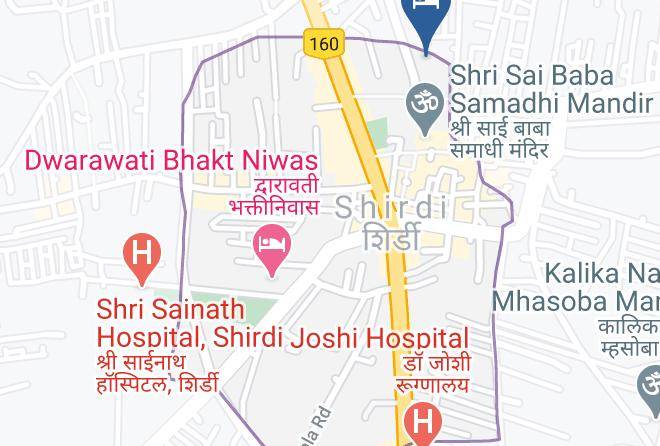 Shirdi - Sai Palace Budget Hotel Maps
