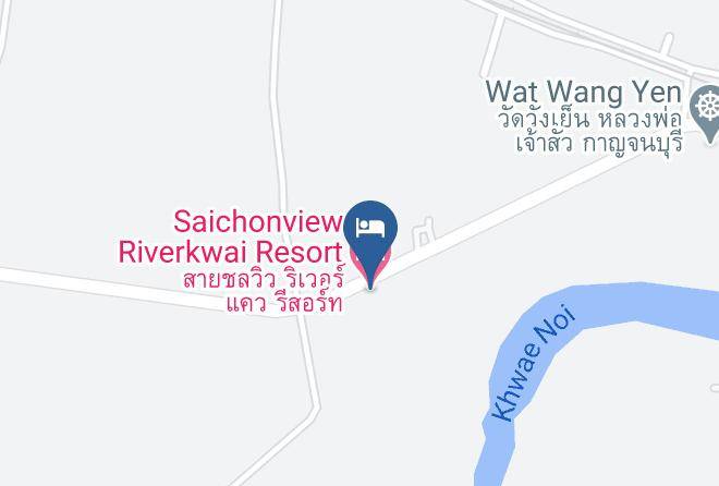 Amphoe Mueang Kanchanaburi - Saichonview Riverkwai Resort Maps