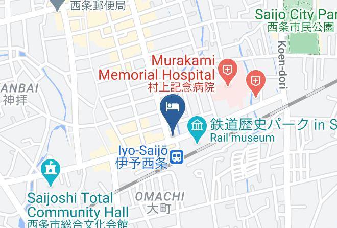Saijo City - Saijo Urban Hotel Maps