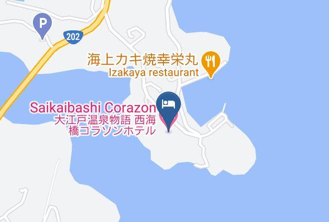Saikaibashi Corazon Hotel Map