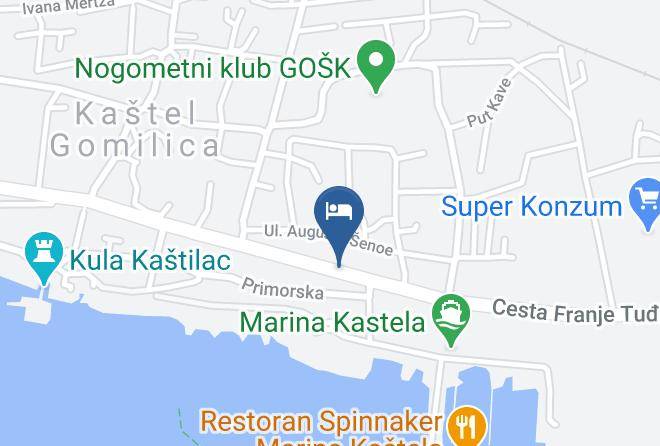 Kastela - Sailing Yacht Hanse 385 Maps