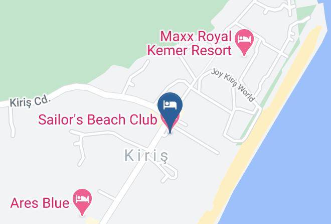 Kemer - Sailor's Beach Club Maps