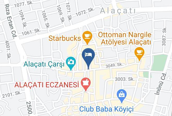 Cesme - Sailors Otel Meydan Maps