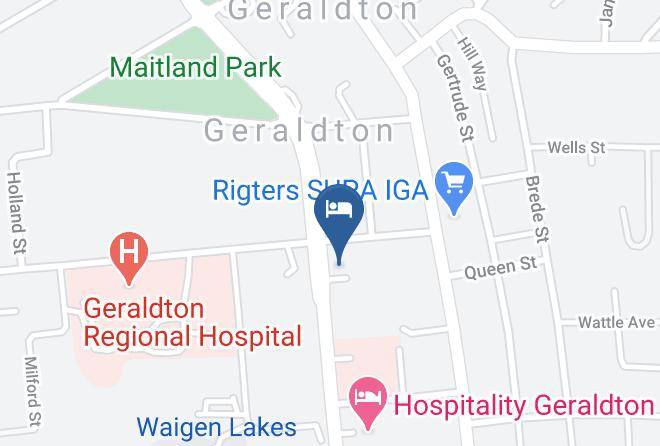 Greater Geraldton - Sails Geraldton Accommodation Maps
