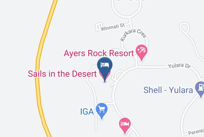 Yulara - Sails In The Desert Maps