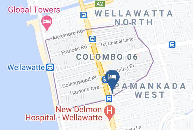 Colombo - Sain Regincy Maps