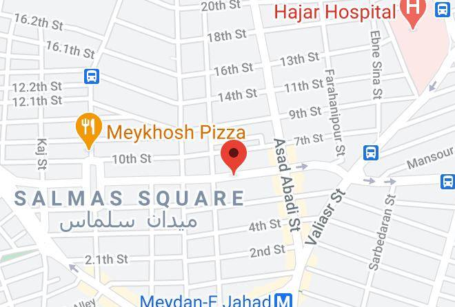 Tehran - Saina Hotel Maps