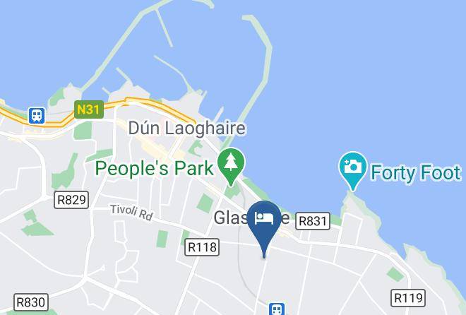 Dun Laoghaire Rathdown - Saint Ann's Bed And Breakfast Maps