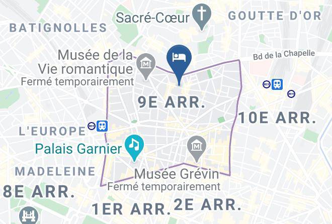 Paris - Hotel Saint Georges Lafayette Maps