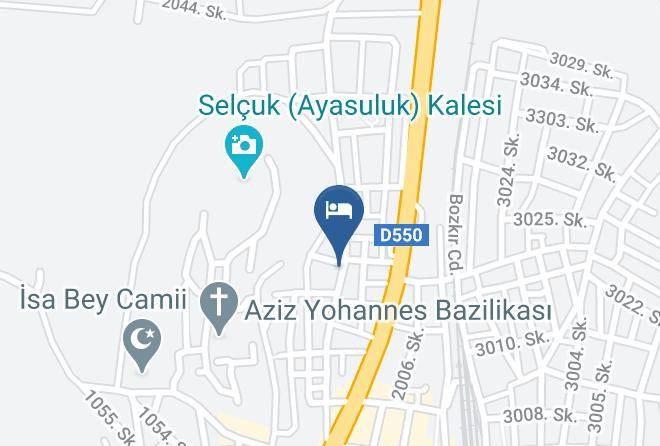 Selcuk - Saint John Hotel Maps