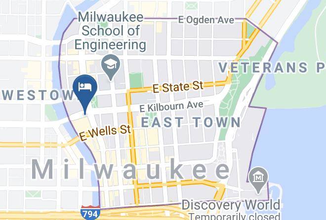 Milwaukee - Saint Kate The Arts Hotel Maps