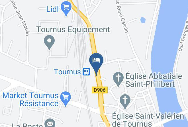 Saone Et Loire - Hotel Saint Philibert Maps