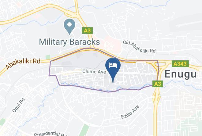 Enugu - Hard Break Hotel & Suites Maps