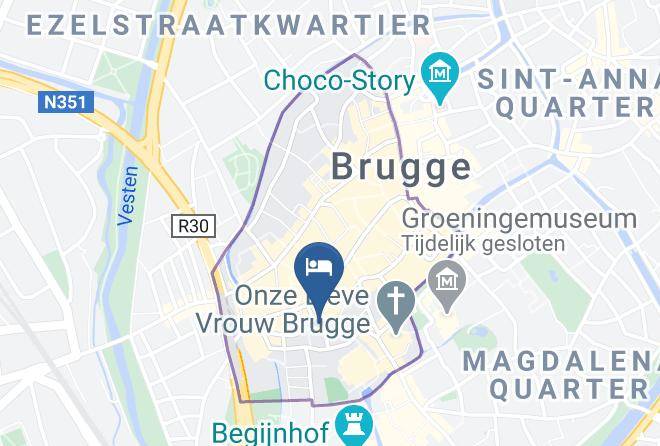 Saint Sauveur Bruges Map