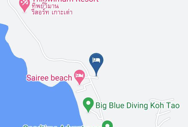 Amphoe Ko Pha Ngan - Sairee Seaview Hotel Maps