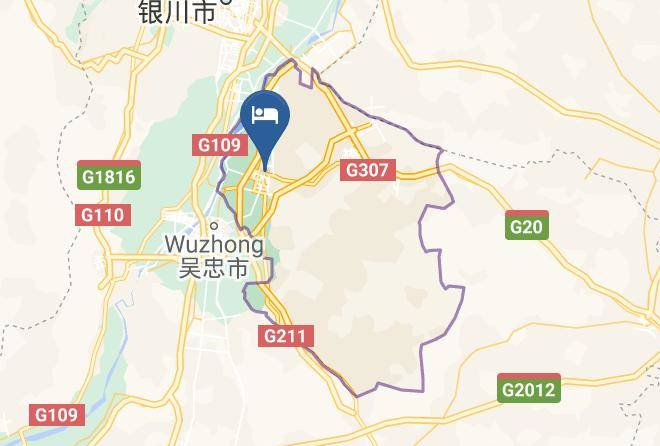 Yinchuan - Saishang Mingzhu Ningdong Hotel Maps
