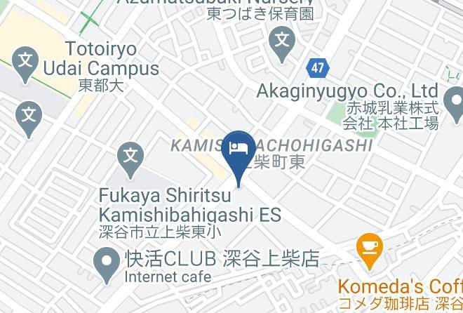 Fukaya City - Saitama Grand Hotel Honjo Maps