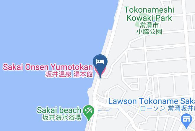 Sakai Onsen Yumotokan Map
