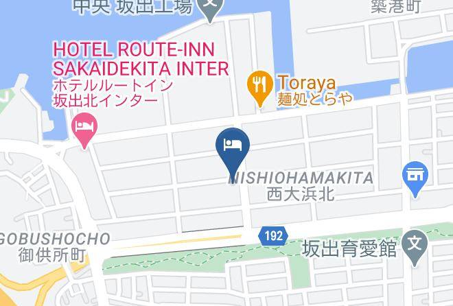 Sakaide Plaza Hotel Map