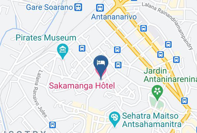 Antananarivo Renivohitra - Sakamanga Hotel Maps
