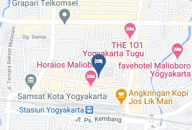 Kota Yogyakarta - Emersia Malioboro Hotel Maps