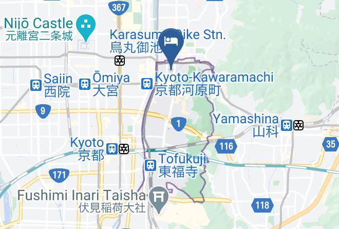 Kyoto City Higashiyama Ward - Sakara Gion Maps