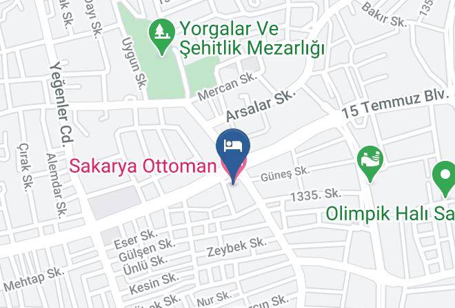 Adapazari - Sakarya Ottoman Hotel Maps