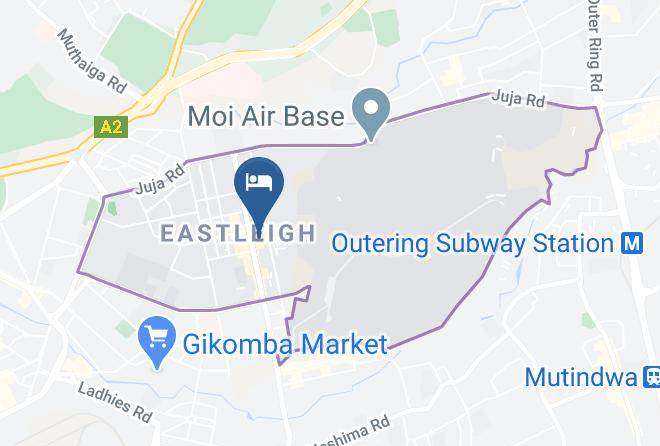 Nairobi - Sakina Hotel & Restaurant Maps