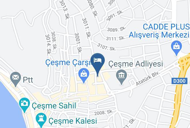 Cesme - Alacati Sakiz Ev Otel Maps