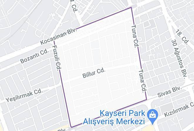 Saklibahce Rezidans Map