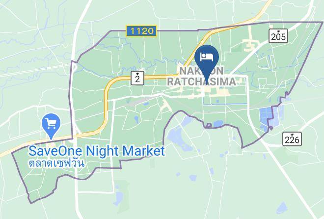 Amphoe Mueang Nakhon Ratchasima - Sakol Hotel Korat Maps
