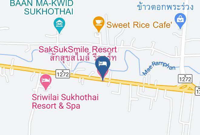 Amphoe Mueang Sukhothai - Saksuksmile Resort Maps