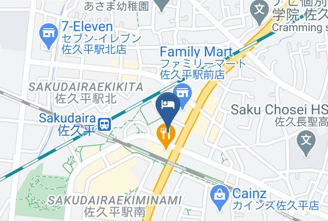 Saku City - Sakudaira Plaza 21 Maps