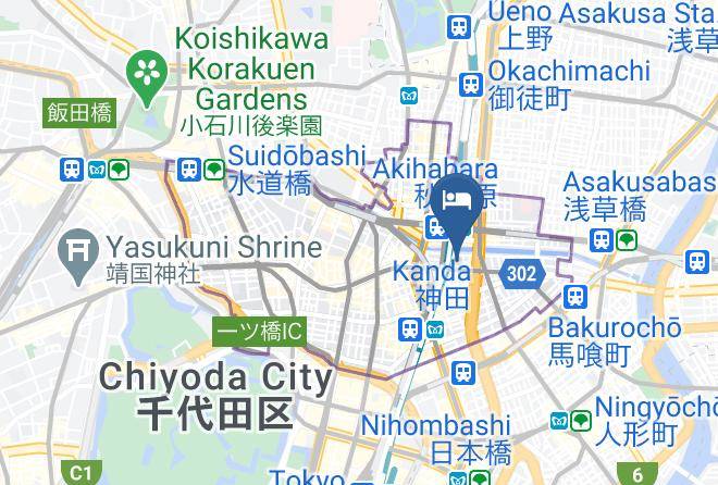 Sakura Cross Hotel Akihabara Map