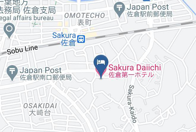 Sakura City - Sakura Daiichi Hotel Maps