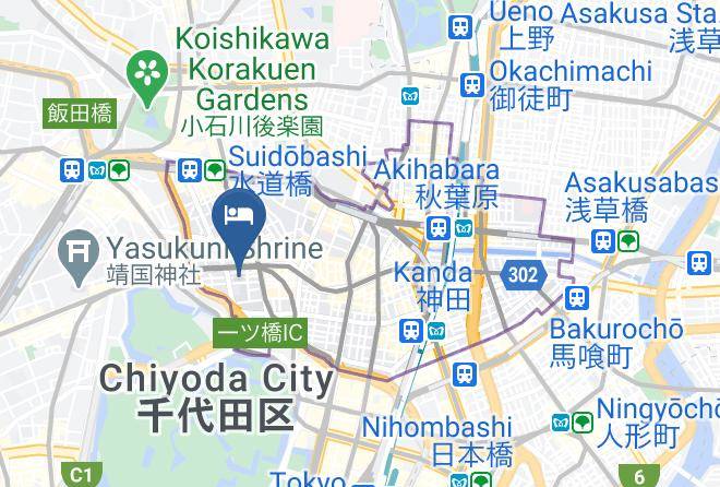 Chiyoda Ward - Sakura Hotel Jimbocho Maps