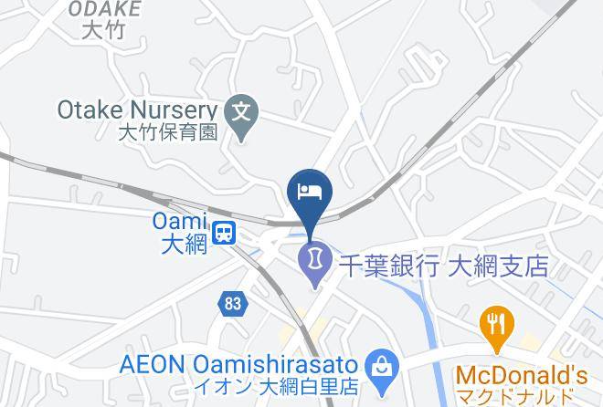 Oamishirasato City - Sakura Hotel Oami Maps