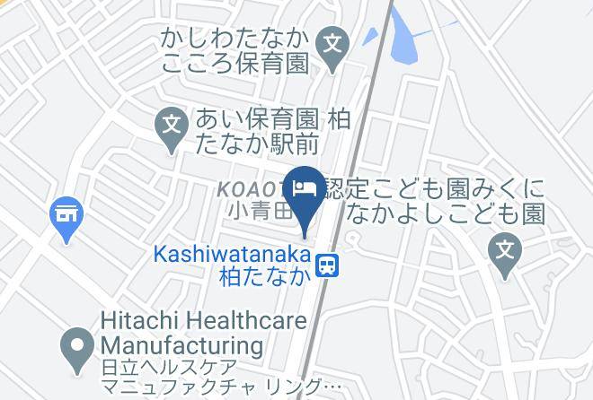 Kashiwa City - Sakura Sky Hotel Kashiwa Maps