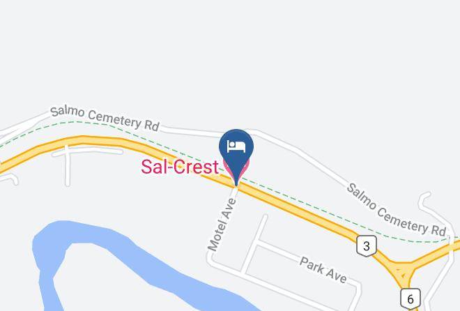Central Kootenay - Sal Crest Motel Maps