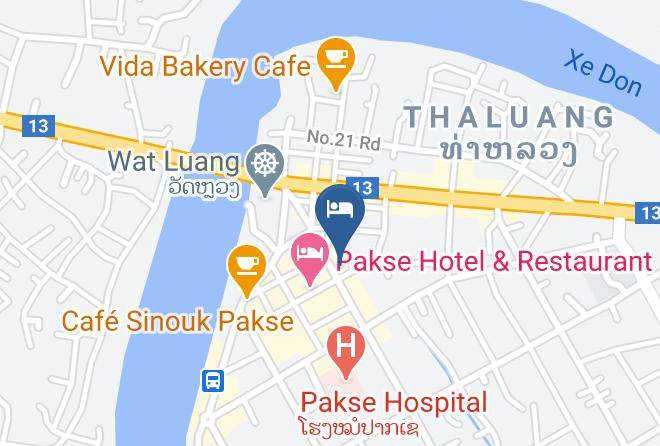 Pakse - Sala Champa Maps