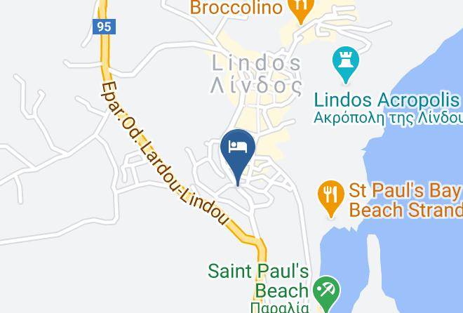 Dodecanese - Sala Traditional Experience Lindos Maps