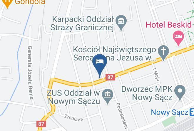 Nowy Sacz - Sala Weselna Zygmuntowska Dom Weselny Maps