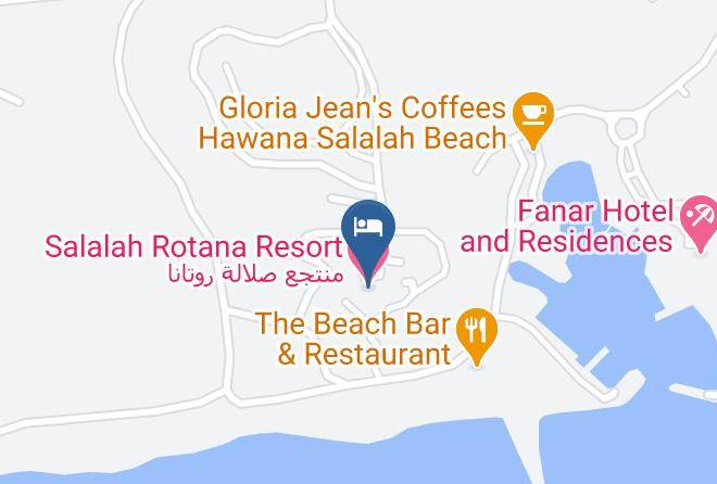 Taqah - Salalah Rotana Resort Maps